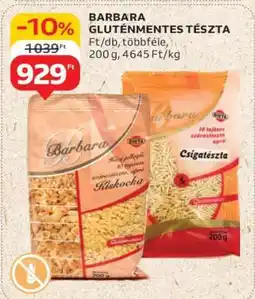 Auchan BARBARA GLUTÉNMENTES TÉSZTA ajánlat