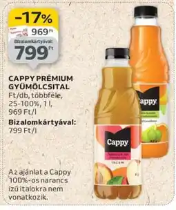 Auchan Cappy Prémium Gyümölcsital ajánlat
