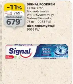 Auchan Signal fogkrém ajánlat