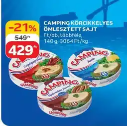 Auchan CAMPING KÖRCIKKELYES, ÖMLESZTETT SAJT ajánlat