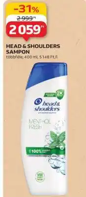 Auchan HEAD & SHOULDERS Sampon ajánlat