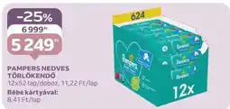 Auchan PAMPERS NEDVES TÖRLŐKENDŐ ajánlat