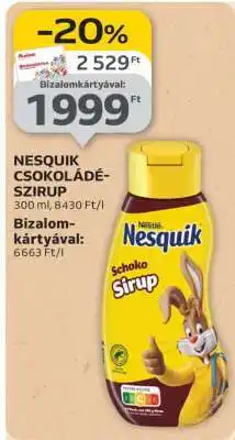 Auchan NESQUIK Csokoládé szirup ajánlat