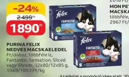 Auchan PURINA FELIX NEDVES MACSKAELEDEL ajánlat