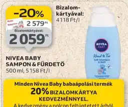 Auchan NIVEA BABY SAMPON & FÜRDETŐ ajánlat
