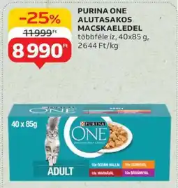 Auchan PURINA ONE ALUTASAKOS MACSKAELEDEL ajánlat