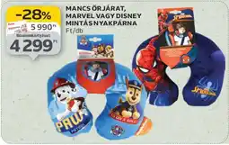 Auchan Mancs Őrjárat, Marvel vagy Disney mintás nyakpárna ajánlat