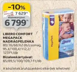 Auchan LIBERO COMFORT MEGAPACK NADRÁGPELENKA ajánlat