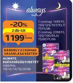 Auchan Always Platinum ajánlat