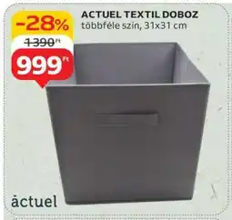Auchan ACTUEL TEXTIL DOBOZ ajánlat