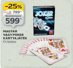 Auchan MAGYAR VAGY POKER KÁRTYAJÁTÉK ajánlat