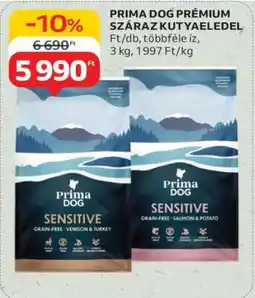 Auchan PRIMA DOG PRÉMIUM SZÁRAZ KUTYAELEDEL ajánlat