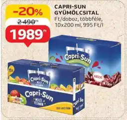 Auchan Capri-Sun Gyümölcsital ajánlat