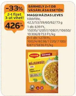 Auchan MAGGI HÁZIAS LEVES ajánlat