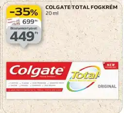 Auchan COLGATE TOTAL FOGKRÉM 20 ml ajánlat