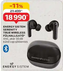Auchan ENERGY SISTEM SERENITY TRUE WIRELESS FÜLHALLGATÓ ajánlat