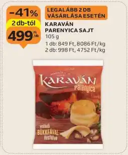 Auchan Karaván Parenyica Sajt ajánlat