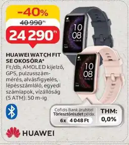 Auchan HUAWEI WATCH FIT SE OKOSÓRA ajánlat