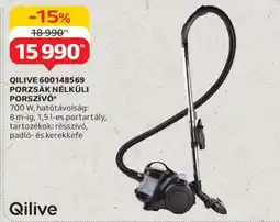 Auchan QILIVE 600148569 Porzsák Nélküli Porszívó ajánlat