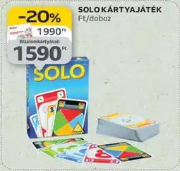 Auchan SOLO KÁRTYAJÁTÉK ajánlat