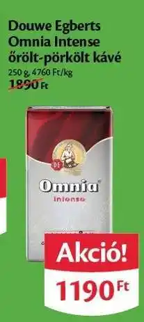 EcoFamily Douwe Egberts Omnia Intense őrölt-pörkölt kávé ajánlat