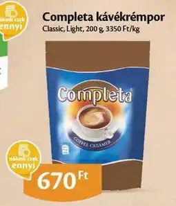EcoFamily COMPLETA Kávékrémpor ajánlat