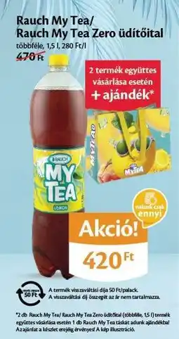 EcoFamily Rauch My Tea/Rauch My Tea Zero üdítőital ajánlat