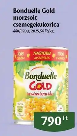 EcoFamily Bonduelle Gold morzsolt csemegekukorica ajánlat