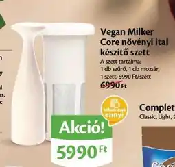EcoFamily Vegan Milker Core növényi ital készítő szett ajánlat