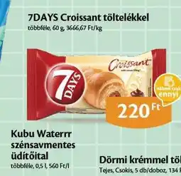 EcoFamily 7DAYS Croissant töltelékkel ajánlat
