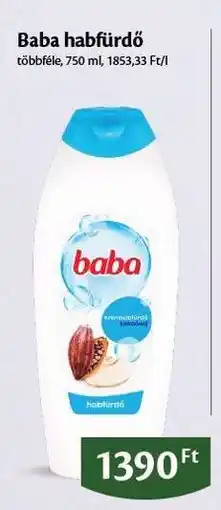 EcoFamily Baba habfürdő ajánlat
