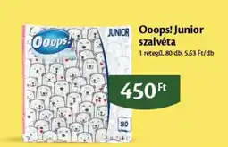 EcoFamily Ooops! Junior szalvéta ajánlat