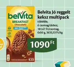 EcoFamily Belvita Jó reggelt keksz multipack ajánlat
