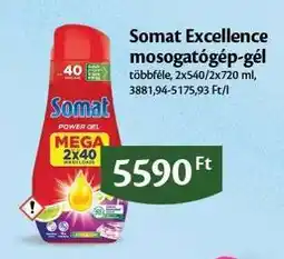 EcoFamily Somat Excellence mosogatógép-gél ajánlat