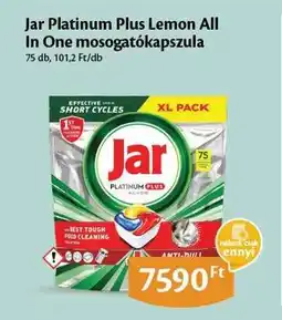 EcoFamily Jar Platinum Plus Lemon All In One mosogatókapszula ajánlat