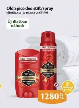 EcoFamily Old Spice deo stift/spray ajánlat
