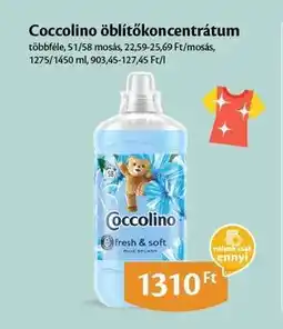 EcoFamily Coccolino öblítőkoncentrátum ajánlat