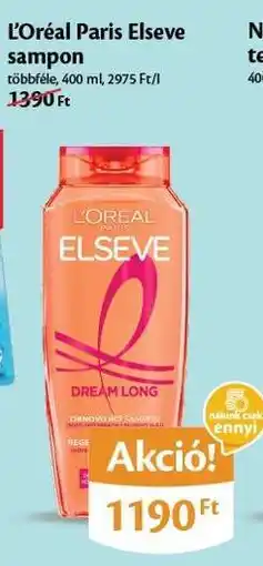 EcoFamily L'Oréal Paris Elseve Sampon ajánlat