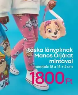 Pepco Táska lányoknak Mancs Őrjárat mintával ajánlat