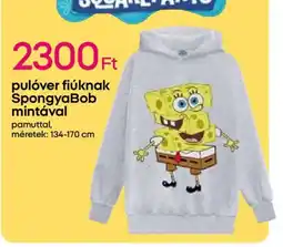 Pepco Pulóver fiúknak Spongyabob mintával ajánlat
