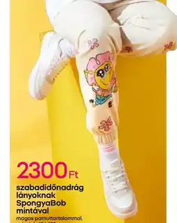 Pepco Szabadidőnadrág lányoknak SpongyaBob mintával ajánlat