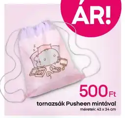 Pepco tornazsák Pusheen mintával ajánlat