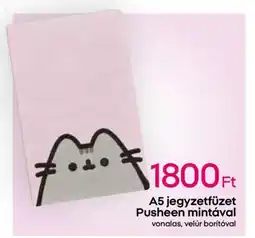 Pepco A5 jegyzetfüzet Pusheen mintával ajánlat