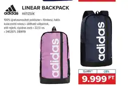 Hervis Adidas Linear Backpack hátizsák ajánlat
