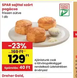 Spar Spar sajttal szrt pogácsa ajánlat