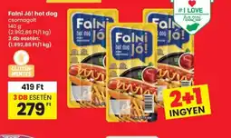 Spar Falni J! Hot Dog ajánlat