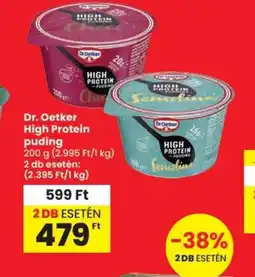 Spar Dr. Oetker High Protein puding ajánlat