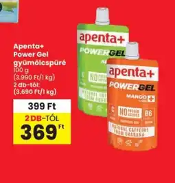 Spar Apenta+ Power Gel gyümölcspüré ajánlat
