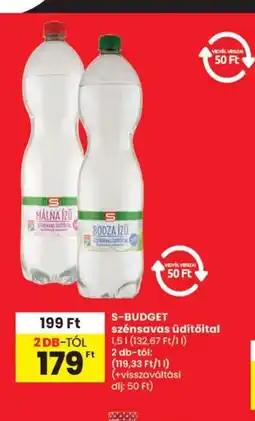 Spar S-Budget szénsavas üdítőital ajánlat