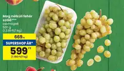 Spar Mag nélküli fehér szőlő ajánlat